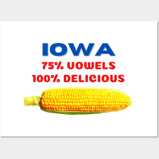 IOWA Wall Art by Bourbon Sunsets